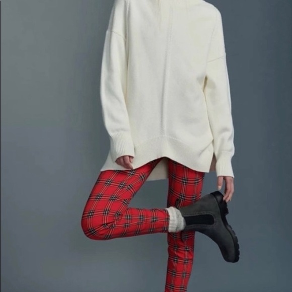 Anthropologie Sanctuary Plaid Leggings 